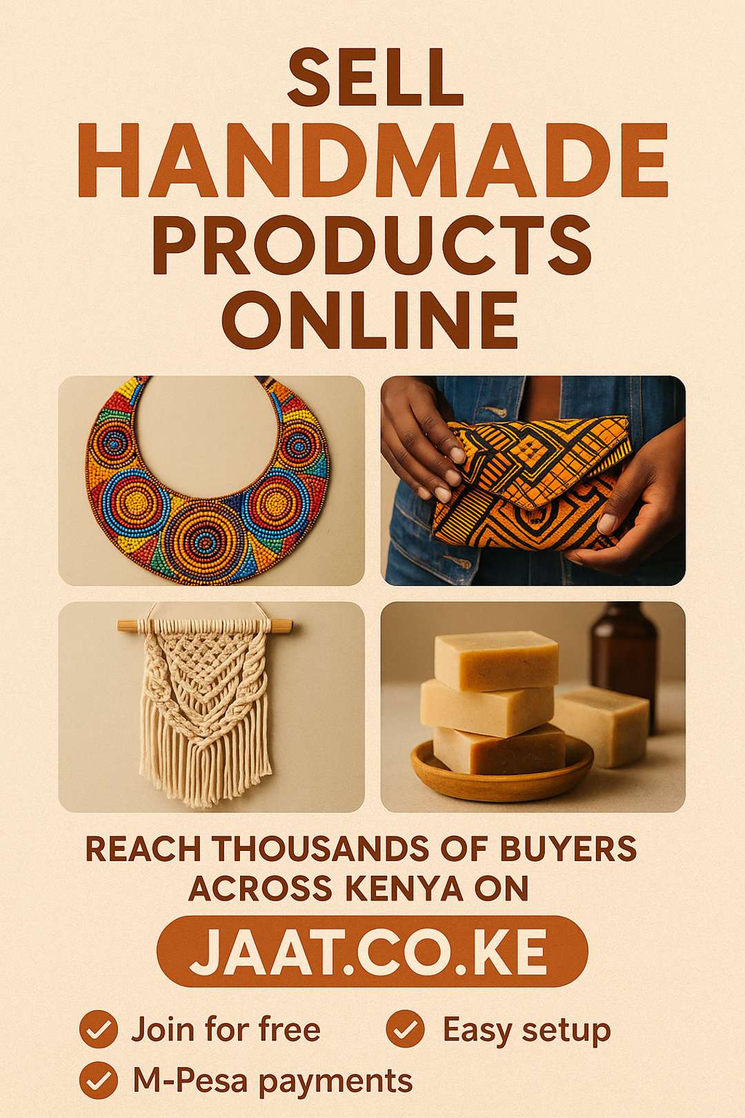 Sell Handmade Products Online Kenya