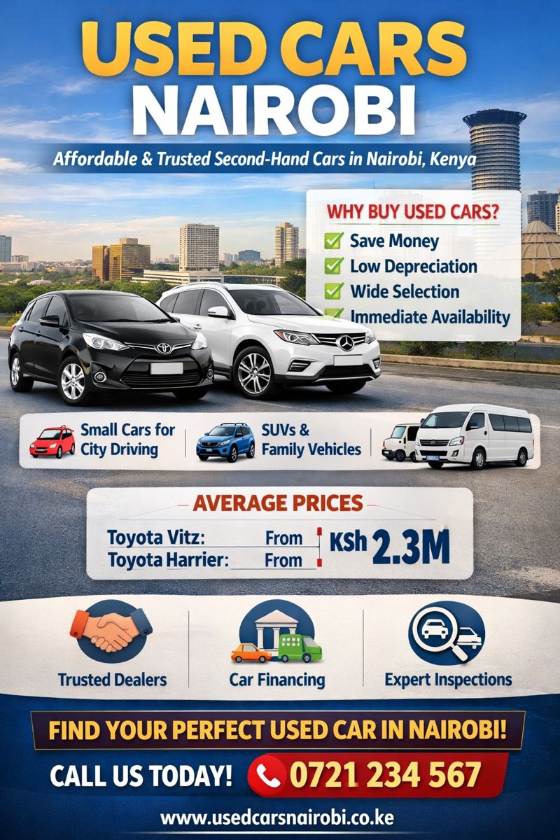 Used Cars Nairobi – Affordable & Trusted Second-Hand Cars for Sale in Nairobi