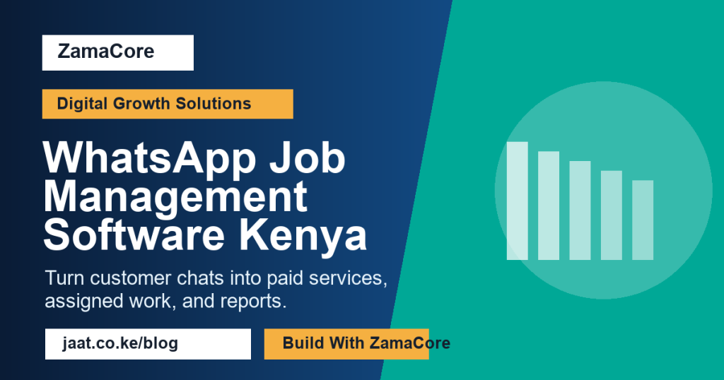 WhatsApp Job Management Software Kenya