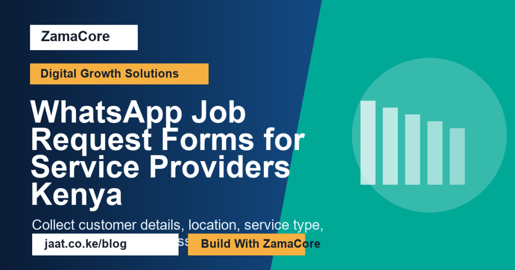 WhatsApp Job Request Forms for Service Providers Kenya