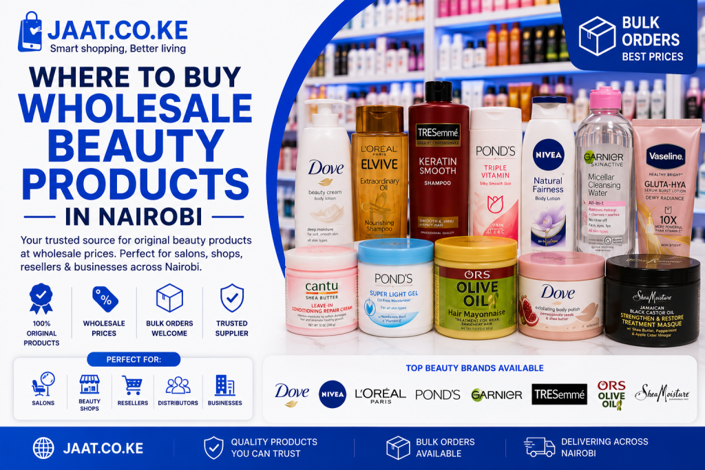 Where to Buy Wholesale Beauty Products in Nairobi