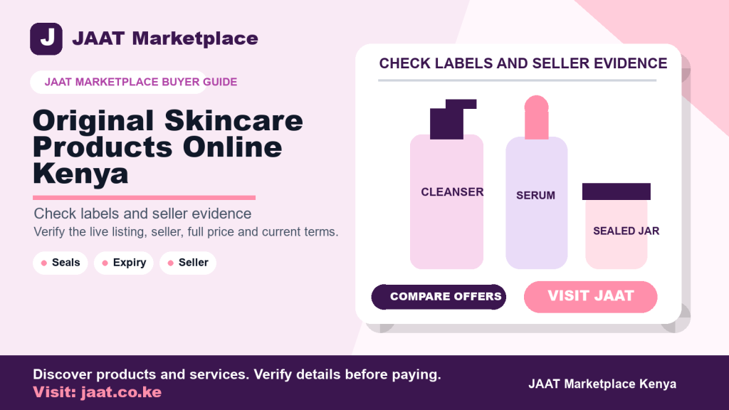 Original Skincare Products Online Kenya