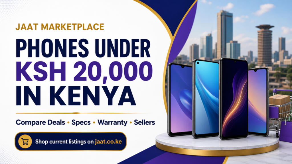 Phones Under KSh 20,000 in Kenya: Compare Deals, Specs and Sellers
