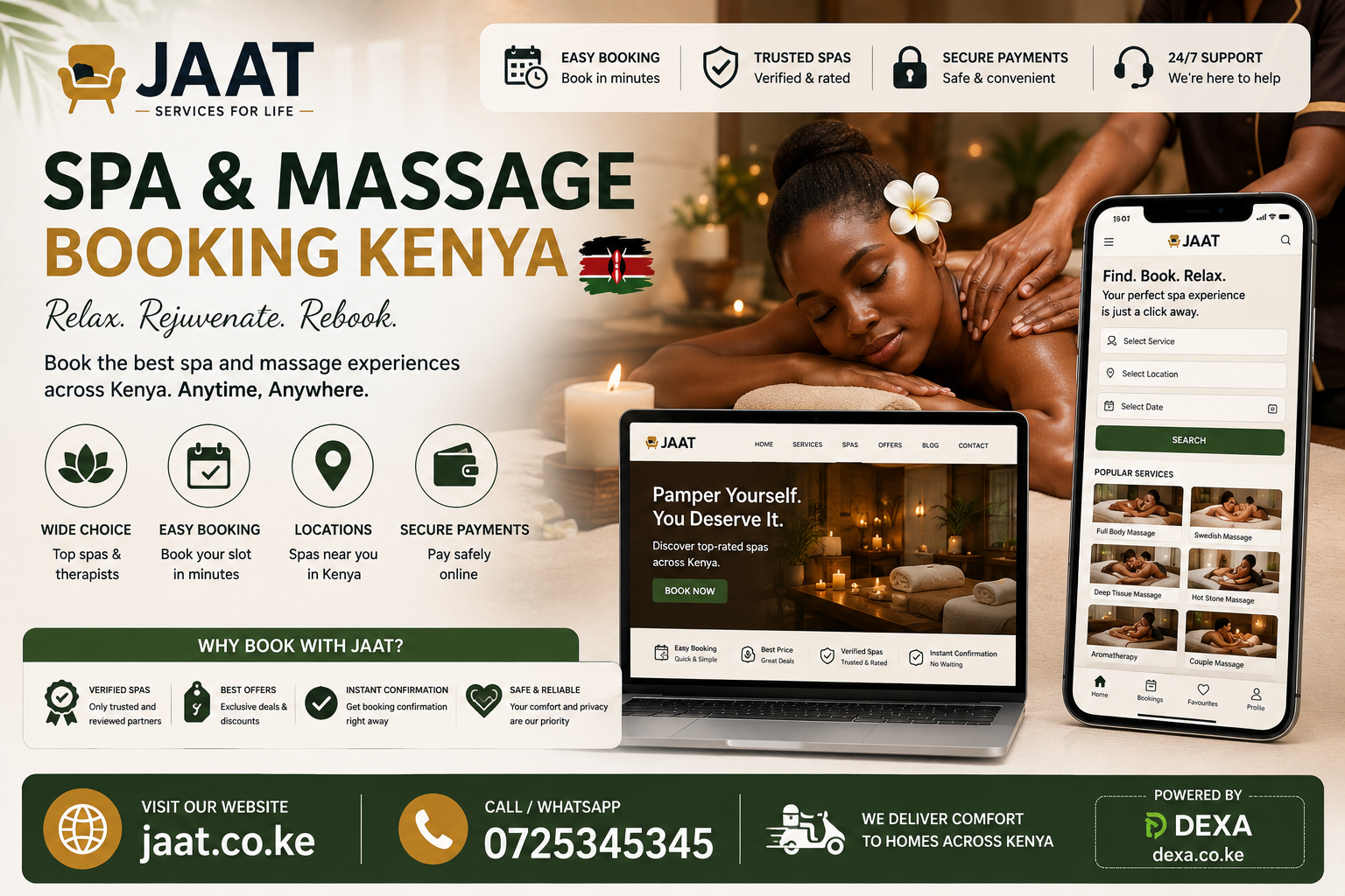 Spa and Massage Booking Kenya