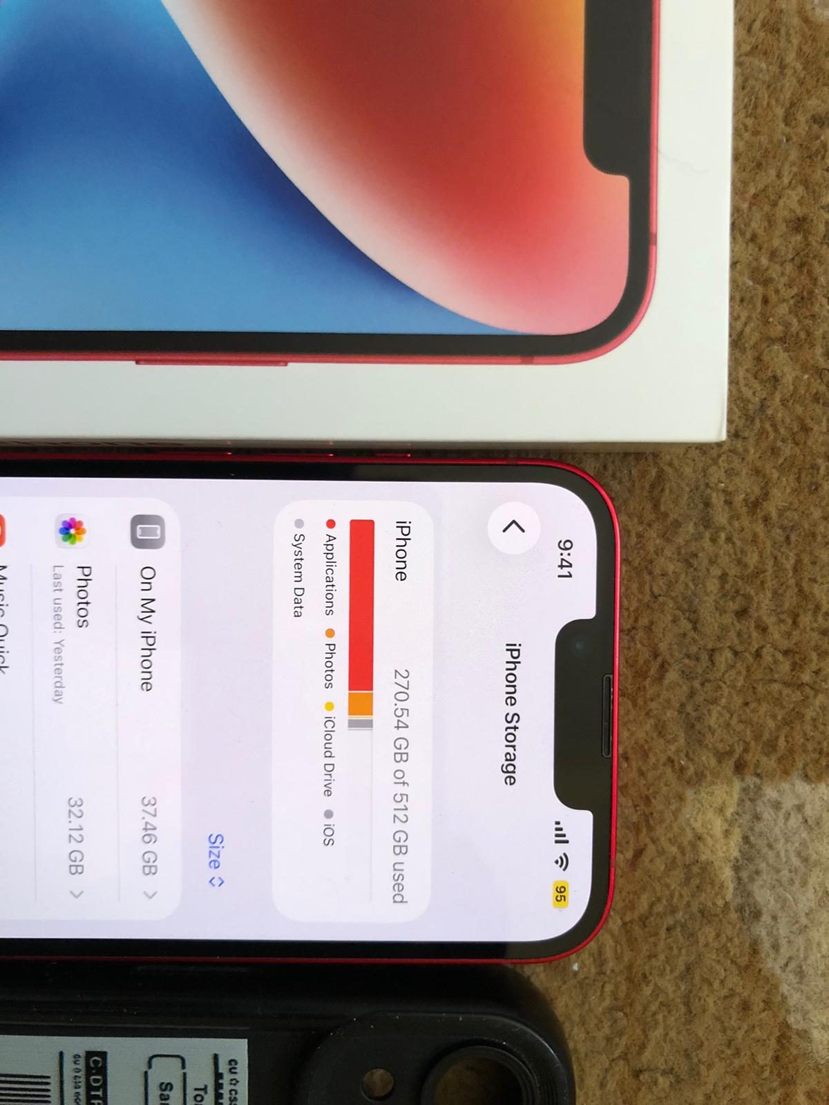 Apple iPhone 14 512GB (PRODUCT RED) – Box, Receipt & Case | Excellent Condition image 3