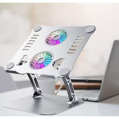 Rotatable Laptop Stand with double fan image 1