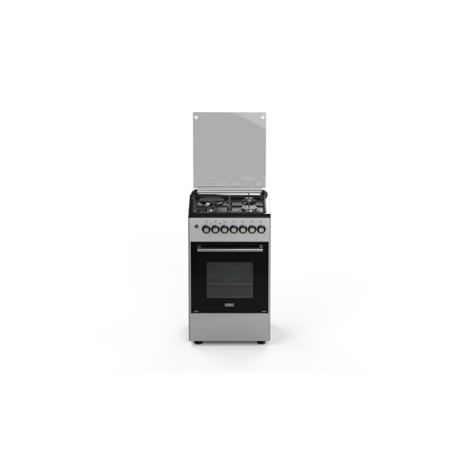 SO531DKBSLBSS 50x50cm SOLSTAR FREE STANDING OVEN , Silver
