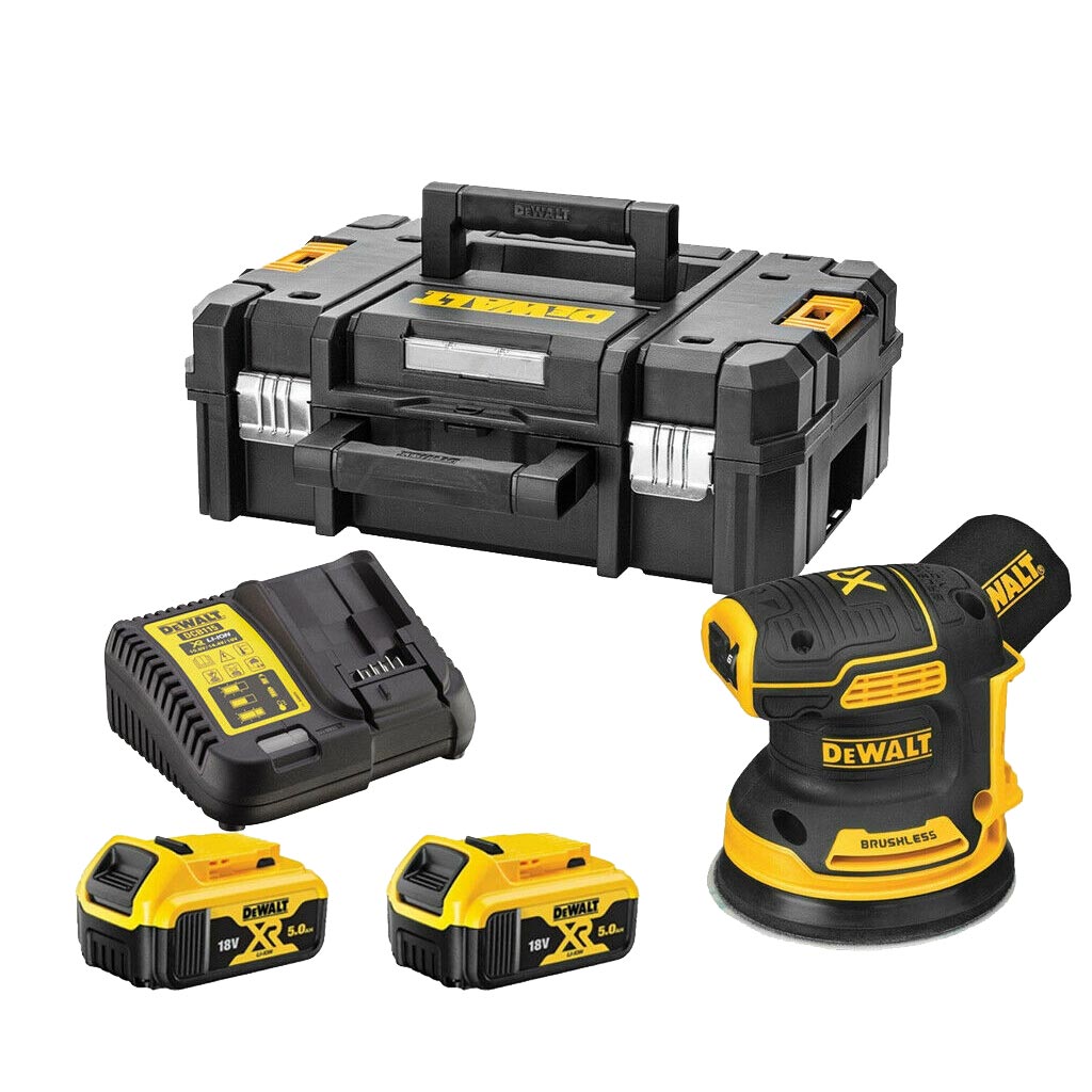 Dewalt Cordless Brushless Random Orbital Sander 125MM 18V 5AH DCW210P2-GB